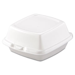Carryout Food Containers, Foam, 1-Comp, 5 7/8 x 6 x 3,