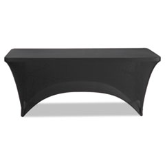 Stretch-Fabric Table Cover,
Polyester/Spandex, 30&quot; x 72&quot;,
Black