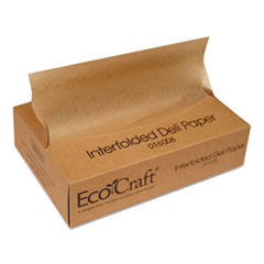 EcoCraft Interfolded Soy Wax
Deli Sheets, 8 x 10 3/4,
500/Box, 12 Boxes/Carton