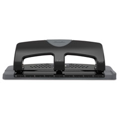 20-Sheet SmartTouch
Three-Hole Punch, 9/32&quot;
Holes, Black/Gray
