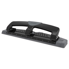 12-Sheet SmartTouch
Three-Hole Punch, 9/32&quot;
Holes, Black/Gray