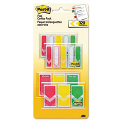 1/2&quot; and 1&quot; Prioritization
Page Flag Value Pack,
Red/Yellow/Green, 320/Pack