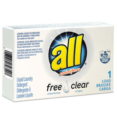Free Clear HE Liquid Laundry
Detergent, Unscented, 1.6 oz
Vend-Box, 100/Carton