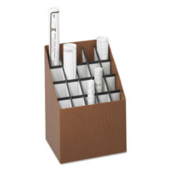 Corrugated Roll Files, 20 Compartments, 15w x 12d x