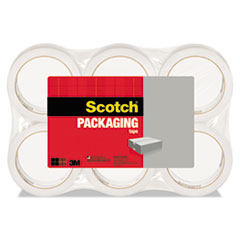 3350 General Purpose
Packaging Tape, 1.88&quot; x
109yds, 3&quot; Core, Clear, 6/Pac
k