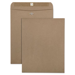100% Recycled Brown Kraft Clasp Envelope, 10 x 13,