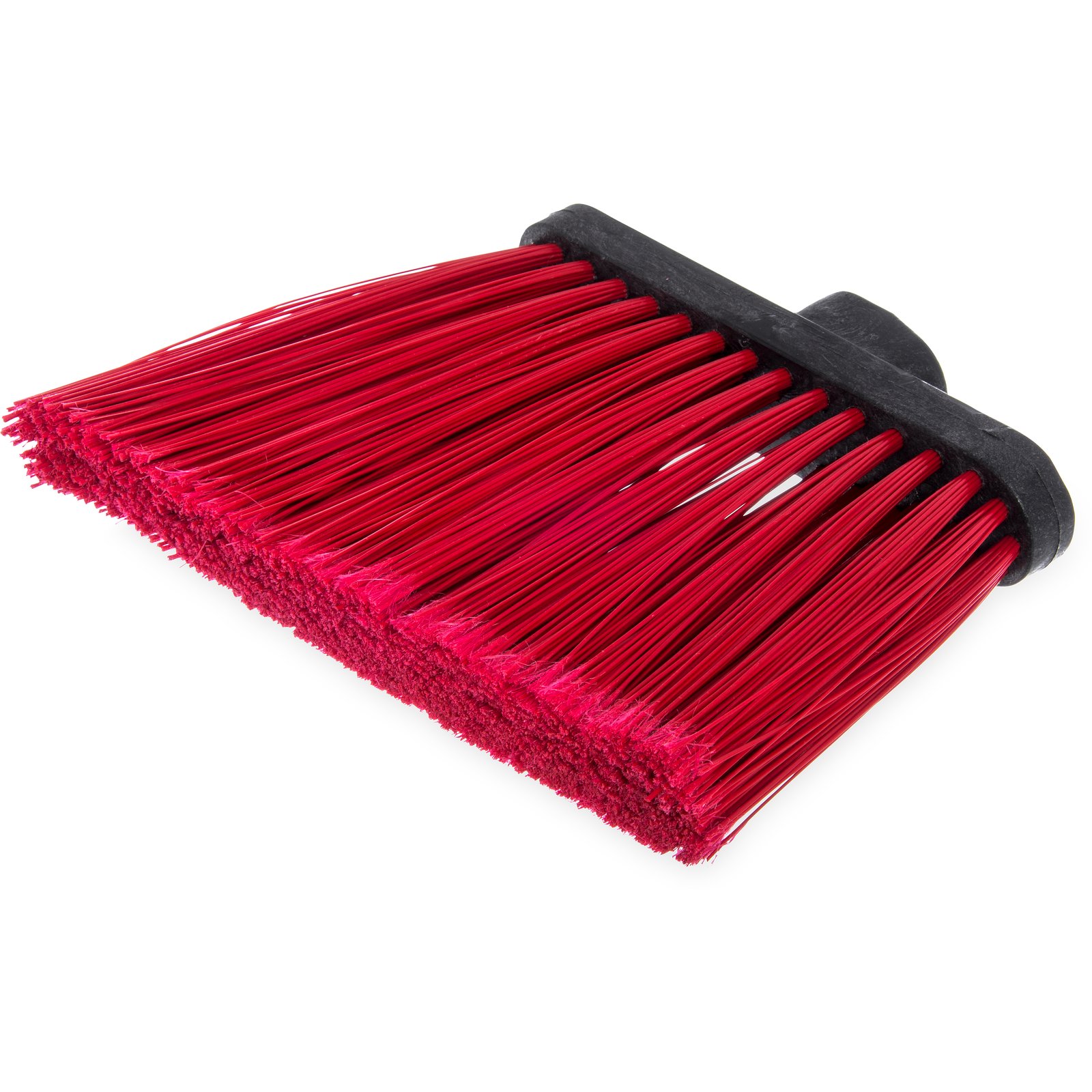 Carlisle 3686705 Duo-Sweep
Medium Duty Angled Broom Head
with Flagged Red Bristles,
(Each)