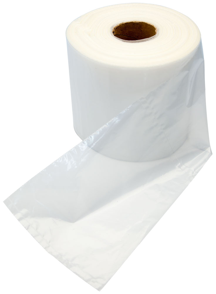 Poly Bag, Gussetted, Clear, 3
Mil, 16&quot; x 10&quot; x 48&quot;,
(100/Roll) (Roll)