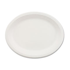 Classic Paper Dinnerware, Oval Platter, 9 3/4 x 12 1/2,