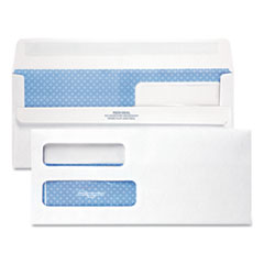 2-Window Redi-Seal
Security-Tinted Envelope,
#10, 4 1/8 x 9 1/2, White,
500/Box