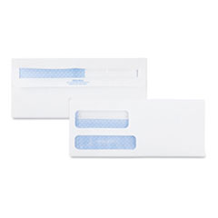 2-Window Redi-Seal
Security-Tinted Envelope, #9,
3 7/8 x 8 7/8, White, 500/Box