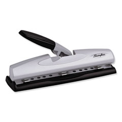 12-Sheet LightTouch Desktop
Two-to-Three-Hole Punch,
9/32&quot; Holes, Black/Silver