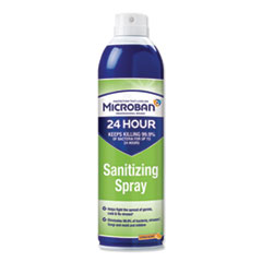 24-Hour Disinfectant
Sanitizing Spray, Citrus, 15
oz, 6/Carton