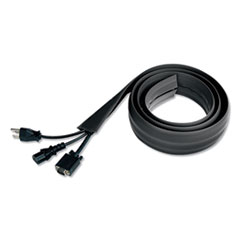 Floor Sleeve Cable
Management, 2.5&quot; x 0.5&quot;
Channel, 72&quot; Long, Black