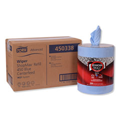 Advanced ShopMax Wiper 450,
Centerfeed Refill,
13.1&quot;x9.9&quot;, Blue, 200/RL, 2
RL/CT