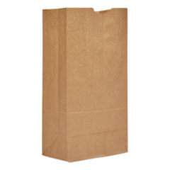 #20 Paper Grocery Bag, 20lb
Kraft, Standard 8 1/4 x 5
5/16 x 16 1/8, 500 bags