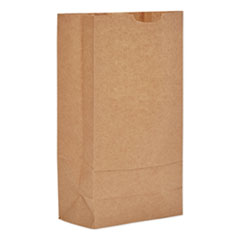 #10 Paper Grocery, 57lb
Kraft, Extra-Heavy-Duty 6
5/16x4 3/16 x13 3/8, 500 bags