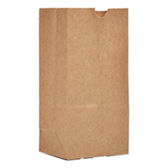 #1 Paper Grocery Bag, 30lb
Kraft, Standard 3 1/2 x 2 3/8
x 6 7/8, 500 bags