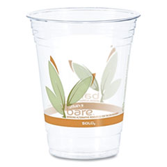 Bare Eco-Forward RPET Cold
Cups, 16-18 oz, Clear,
50/Pack, 1000/Carton