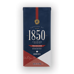 1850 Coffee, Trailblazer
Medium-Dark Roast Ground, 12
oz Bag, 6/Carton