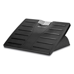 Adjustable Locking Footrest
w/Microban, 17 1/2 x 13 1/8 x
5 5/8, Black/Silver