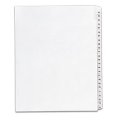 Allstate-Style Legal Exhibit
Side Tab Dividers, 25-Tab,
51-75, Letter, White