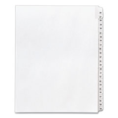 Allstate-Style Legal Exhibit
Side Tab Dividers, 25-Tab,
26-50, Letter, White