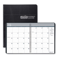Academic Ruled Monthly
Planner, 14-Mo. July-August,
11 x 8 1/2, Black, 2019-2020