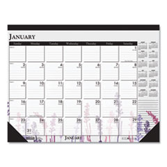 100% Recycled Contempo Desk
Pad Calendar, 22 x 17, Wild
Flowers, 2020
