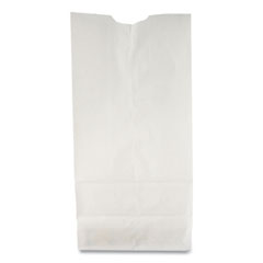 #2 Paper Grocery Bag, 30lb
White, Standard 4 5/16 x 2
7/16 x 7 7/8, 500 bags