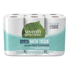 100% Recycled Bathroom
Tissue, 2-Ply, White, 240
Sheets/Roll, 48/Carton