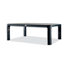 Adjustable Monitor Stand, 16 x 12 x 1 3/4 to 5 1/2, Black