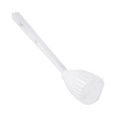 Cone Bowl Mop, 10&quot; Handle, 2&quot; dia. Head, Plastic, White,