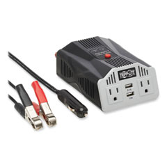 400W AC Inverter with USB
Charging; 2 Outlets, 2 USB
Ports, Silver