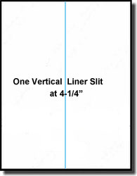 Label, 11 x 16.25 Vinyl Label
w/adhesive, White, vert. slit
back (250/Pack) (Priced by
the 1000)