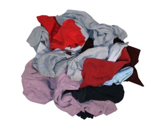 Color Fleece Rags, 10LB Box, (Each)