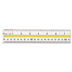 Acrylic Data Highlight
Reading Ruler With Tinted
Guide, 15&quot; Clear