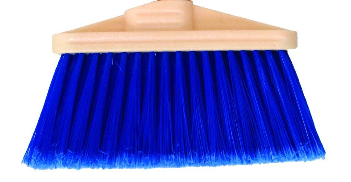 Broom Head, Blue Poly
Bristles, 9&quot; Foam Plastic
Block, (Each)