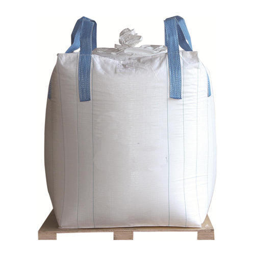 Bulk Bag, 36&quot; x 36&quot; x 40&quot;,
Woven PP
Bulk Bag. 1200 UVI, 180 g.
Uncoated White Fabric.
CIRCULAR, Fill Spout 14&quot;x18&quot;,
Discharge Spout 14&quot;x18&quot;,
Pajama cover, 1 Ziplock
10&quot;x12&quot;, 2 Mill Clear LLPDE
tubular loosely inserted,
(tied into discharge spout
with sealed bottom), 4@10&quot;
Lifting Loops, 2.75&quot; Wide,
White, 3000# SWL; 5:1 SF