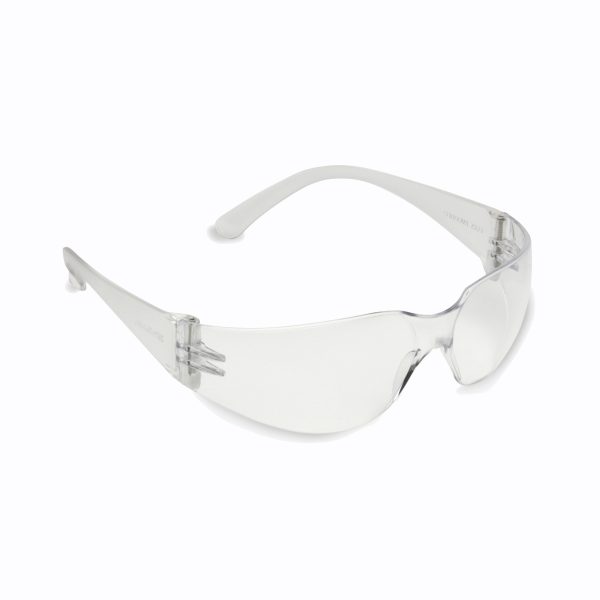 Bull Dog, Clear Frame, Clear Lens, Molded Nose Piece,