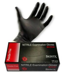 Product BMCBLK50015: Skintx Black 5  Mil Nitrile Powder Free Exam 