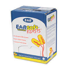 EARsoft Blasts Earplugs, Corded, Foam, Yellow Neon,
