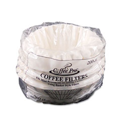 Basket Filters for Drip Coffeemakers, 10 to 12-Cups,