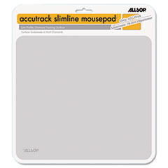 Accutrack Slimline Mouse Pad, Silver, 8 3/4&quot; x 8&quot;