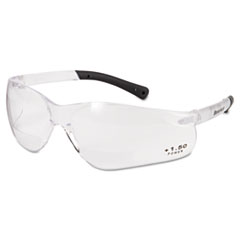 BearKat Magnifier Safety Glasses, Clear Frame, Clear