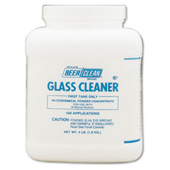 Beer Clean Glass Cleaner, Unscented, Powder, 4 lb.