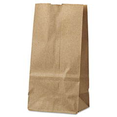 #2 Paper Grocery Bag, 30lb Kraft, Standard 4 5/16 x 2