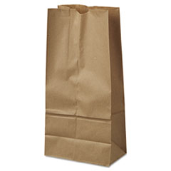 #16 Paper Grocery Bag, 40lb Kraft, Standard 7 3/4 x 4