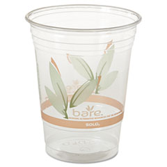 Bare Eco-Forward RPET Cold Cups, 16-18 oz, Clear,