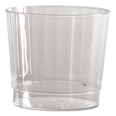 Classic Crystal Plastic Tumblers, 9 oz., Clear,